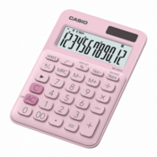 Casio Stolni kalkulator Casio MS-20UC Ružicasta Zaslon (broj mjesta): 12 solarno napajanje, baterijski pogon (Š x V x d) 105 x 23 x 14