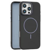 Leather Grip MagSafe maska za iPhone 16 Pro - Crna