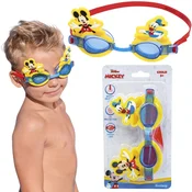 Disney DISNEY Mickey Mouse Nastavljiva plavalna očala za otroke z UV-zaščito, silikonska plavalna očala za dečke