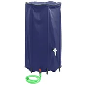Vidaxl Rezervoar za vodo s pipo zložljiv 380 L PVC