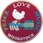 Woodstock Standard Patch Peace Love Music