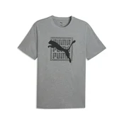 Puma GRAPHIC WORDING TEE, muška majica, siva 691775