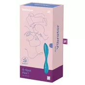 Vibrator G-Spot Flex 1, 19.5cm, Plavi