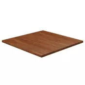 Cetvrtasta stolna ploca tamnosmeda 80x80x2,5 cm tretirani hrast