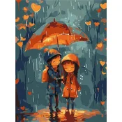 Rayher. Slikanje po številkah, Under the umbrella