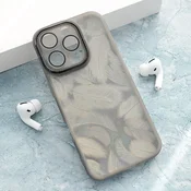 Maska za iPhone 16 Pro Max Glitter Feather crna