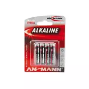 ANSMANN baterija LR03 4/1 ALK RED