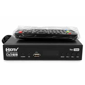 DVB-T2 digitalni risiver za TV, Crni
