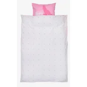 Posteljina za decu 140x200 pink roze