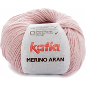 Katia Merino Aran 53 Medium Rose Pletilna preja