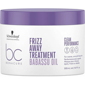 Schwarzkopf Professional BC Bonacure Frizz Away Treatment maska za neposlušnu i anti-frizz kosu 500 ml
