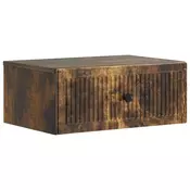 vidaXL vidaXL Nočna omarica Dimljen hrast 49 x 34,5 x 20 cm Inženirski les, (5000209389)