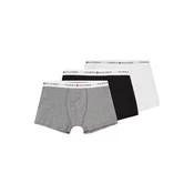 TOMMY HILFIGER Spodnjice pegasto siva/črna/bela