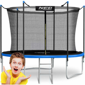 Neo-Sport vrtni trampolin z notranjo mrežo in lestvijo (6ft/183cm)
