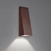 Artemide Cuneo Mini zunanja stenska svetilka, rja - Dizajn - rjasto rjava - Kovina