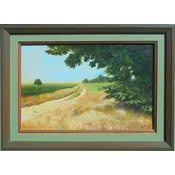 Put za selo, Ulje na platnu, 40 x 60 cm