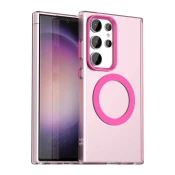 Hibridni ovitek Techsuit CandyCase MagSafe za Samsung Galaxy S23 Ultra - pink