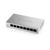 Zyxel GS1200-8HP v3, 8-portno gigabitno PoE+ spletno upravljano namizno stikalo, 4x PoE, 68 W GS1200-8HPV3-EU0101F