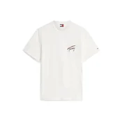 Tommy Jeans Majica NOVELTY  rumena / roza / črna / off-bela