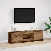 TV ormaric s LED rasvjetom Staro drvo 140 x 34 x 40 cm