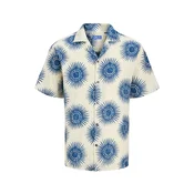 Jack & Jones Premium Srajca JPRBLUBILBAO  ecru / modra