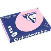 Kopirni papir u boji Clairefontaine - ?4, 80 g/m2, 100 listova, Pink