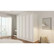 HANAH HOME Ormar mat bele boje Rb 094 02