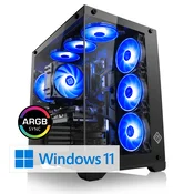 CSL Computer CSL Gaming PC M12260H, AMD Ryzen 7 8700F (8x 4100 MHz), RX9070, 32 GB DDR5-RAM, SSD 2 TB, Windows 11 Home, (5000093397)