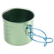 GSI Outdoors Aluminijasta steklenica Bugaboo Cup 591 ml, zelena