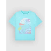 Roxy Eveoversize Washed Kids dekliška majica aqua splash