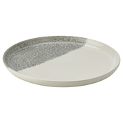KRUSTISTEL Desertni tanjir, dezenirano/svetlosiva, 20 cm