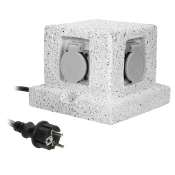 Vrtna vtičnična kolona 4x230V, 3m kabel