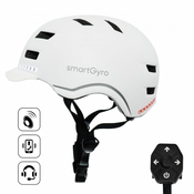 Kaciga za Elektricni Skuter Smartgyro SMART PRO Bijela M