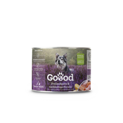 Goood Senior Mini Freilandpute & Nachhaltige Forelle - mokra hrana v konzervi s puranom in postrvjo 24x200 g