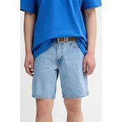 Jeans kratke hlače Levis siva barva
