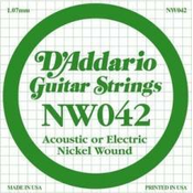 DADDARIO STRUNA DADDARIO ZA E-KITARO NW042