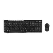 LOG Logitech 920-004508 keyboard Mouse included Home RF Wireless QWERTY US International Black