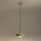 LEDS-C4 Keops 1 viseča svetilka, rjava mat, O 28 cm, aluminij - Dnevna soba/jedilnica - Sodobni
