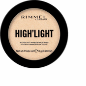 Rimmel Highlight kompaktni highlighter u prahu nijansa 002 Candelit 8 g