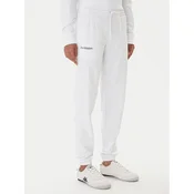 Kappa Spodnji del trenirke Festa 331M34W Bela Regular Fit