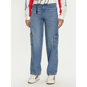 Wrangler Jeans hlače Hot Wheels 112357951 Modra Wide Leg