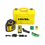 NIVEL SYSTEM NL520G DIGITAL Rotacijski laserski nivelir, zeleni ž., +/-1mm/10m, 500m