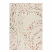 Narancasti/krem vunen tepih 80x150 cm Abstract Swirl – Flair Rugs