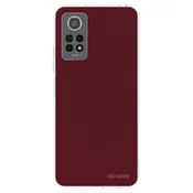 Silikonski prozorni ovitek za Xiaomi Redmi Note 12 Pro 4G - Burgundy red