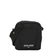 JACK & JONES Torba za čez ramo JACWYATT  črna / bela