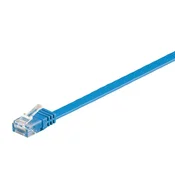 Omrežni kabel U/UTP CAT6 1M moder ploščat
