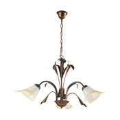 ONLI - Luster na lancu LUCREZIA 3xE14/6W/230V bronzan