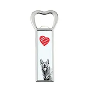 Artdog Belgijski ovčar Malinois - odpirač za steklenice s psom, personaliziran odpirač za hladilnik, unikatno darilo za moškega Art-Dog