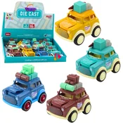 slomart Potovalni avtomobil LEAN TOYS, kovinski, s starinsko masko, mešani motivi