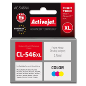 Activejet AC-546NX Printer Ink for Canon, Replacement Canon CL-546XL; Supreme; 15 ml; colour, cyan, magenta, yellow